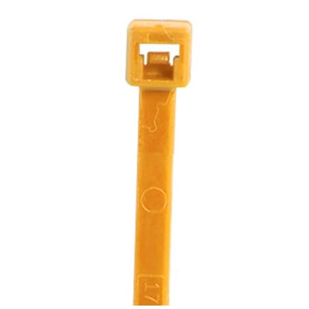 Bsc Preferred Cable Tie, 18 in L, Fluorescent Orange, Nylon 6/6, 50 lb Strength, 500 PK BUY00018921